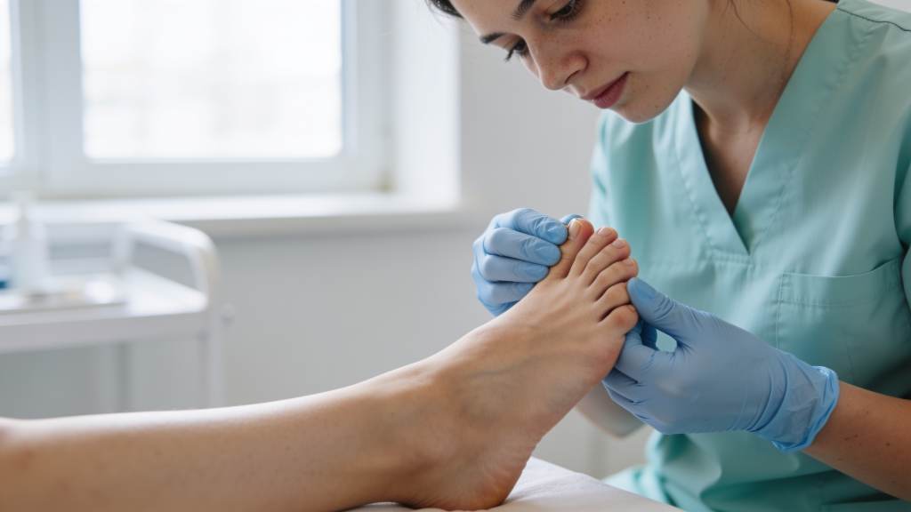 Tratamiento de uñero (uña encarnada) sin dolor en Podoplus, Lima